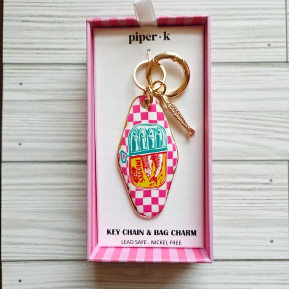 Piper K Sardine Keychain/Bag Charm/Purse Charm - Picture 2 of 2